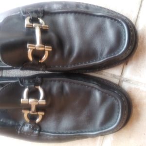 Men Salvatore ferragamo horse leather leafer